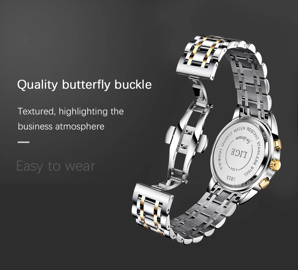 LIGE, настоящие часы, мужские автоматические механические Tourbillon часы, роскошные модные спортивные часы из нержавеющей стали, мужские часы