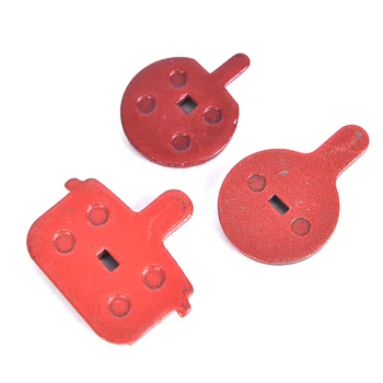 

1 Pair/2pcs Red Organic MTB Mountain Bikes Cycling Road Bicycle Resin Disc Brake Pads