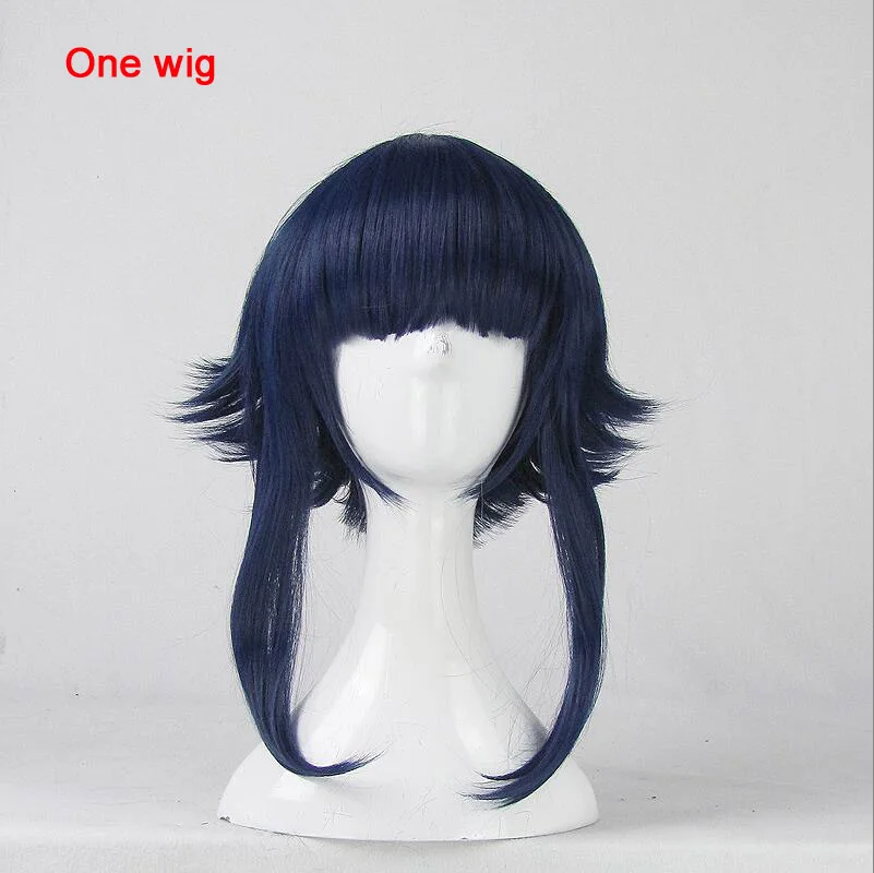 Wig Аниме Наруто Косплей Одежда-Наруто косплей Хината хуга комплект большая рекламная посылка Косплей парики костюм набор - Цвет: Wig