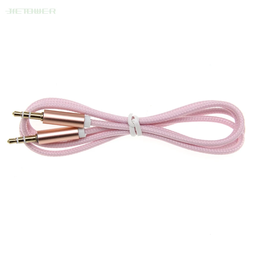 Aux Cable Jack 3 5mm Audio Male to Male Cable 3 5 mm Jack Audio Cable for xiaomi Car Speaker Headphone MP3 4 AUX Cord 300pcs lot