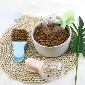 

Cute Pet Spoon Dog Food Multi-functional Cat Food Spoon Universal Plastic 50g Pet Feeders Supplies Product Food Spoon