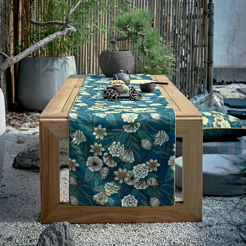 star flower christmas decorations for home table runner floral table runners modern