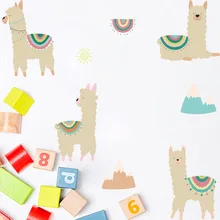 Funlife Альпака детские настенные декоративные наклейки на стену Североевропейский стиль INS спальня стены бумага самоклеющиеся PA126
