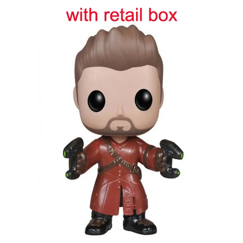 52 with box Персонажи Marvel ракета енот звезда-владыка гамора Дракс Разрушитель грутс каваи 10 см фигурка игрушки - Цвет: 52 with box