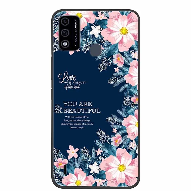 For Itel A48 Case Soft Silicone Cool Cartoon Case For Itel A48 Back Cover for ITEL A 48 Cases Fashion TPU Phone Fundas New Capa phone pouch for running Cases & Covers