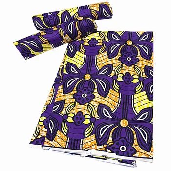 

New Arrival Blue Guarunteed 100% Cotton Ankara Fabric African Real Wax Print High Quality African Tissue Wax 6yards N929-2