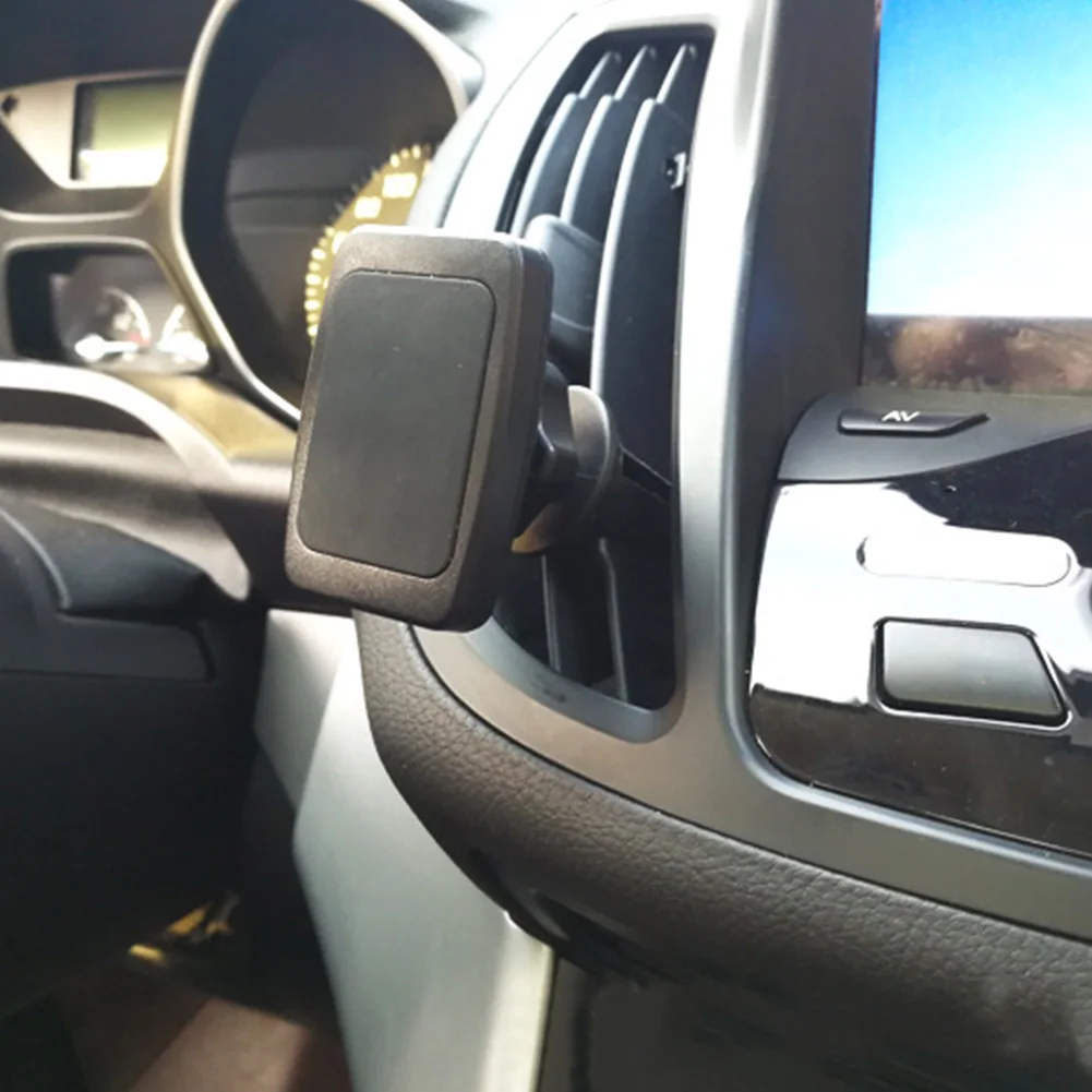 Легкий в установке Автомобильный держатель для телефона универсальный черный магнитный притяжение Легкий Прочный компактный удобный вентиляционное отверстие