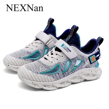 

NEXNan Sport Children Shoes For Kids Sneakers Boys Shoes Girls Sneakers Mesh Breathable Running School Trainers Anti-slippery