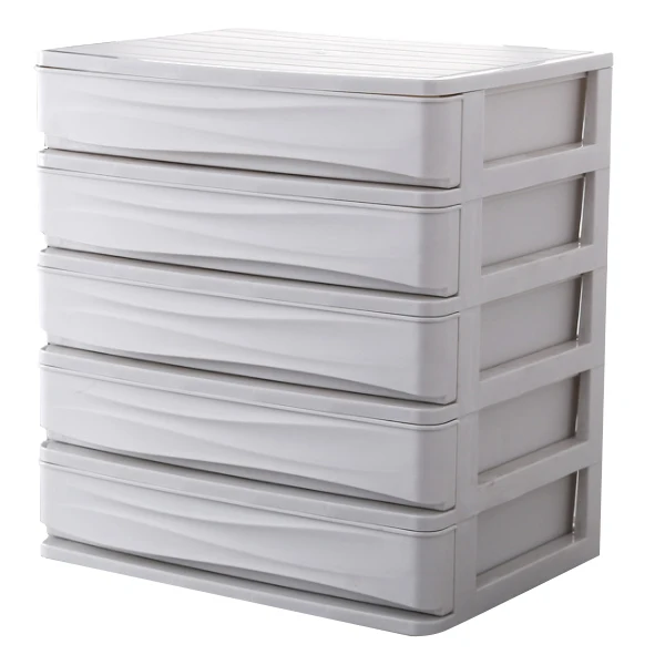 White-5 layer Splicable ящик для макияжа Organiz домашняя коробка для хранения настольный контейнер для сортировки офисный файл коробка для хранения мелочей - Цвет: White-5 layer