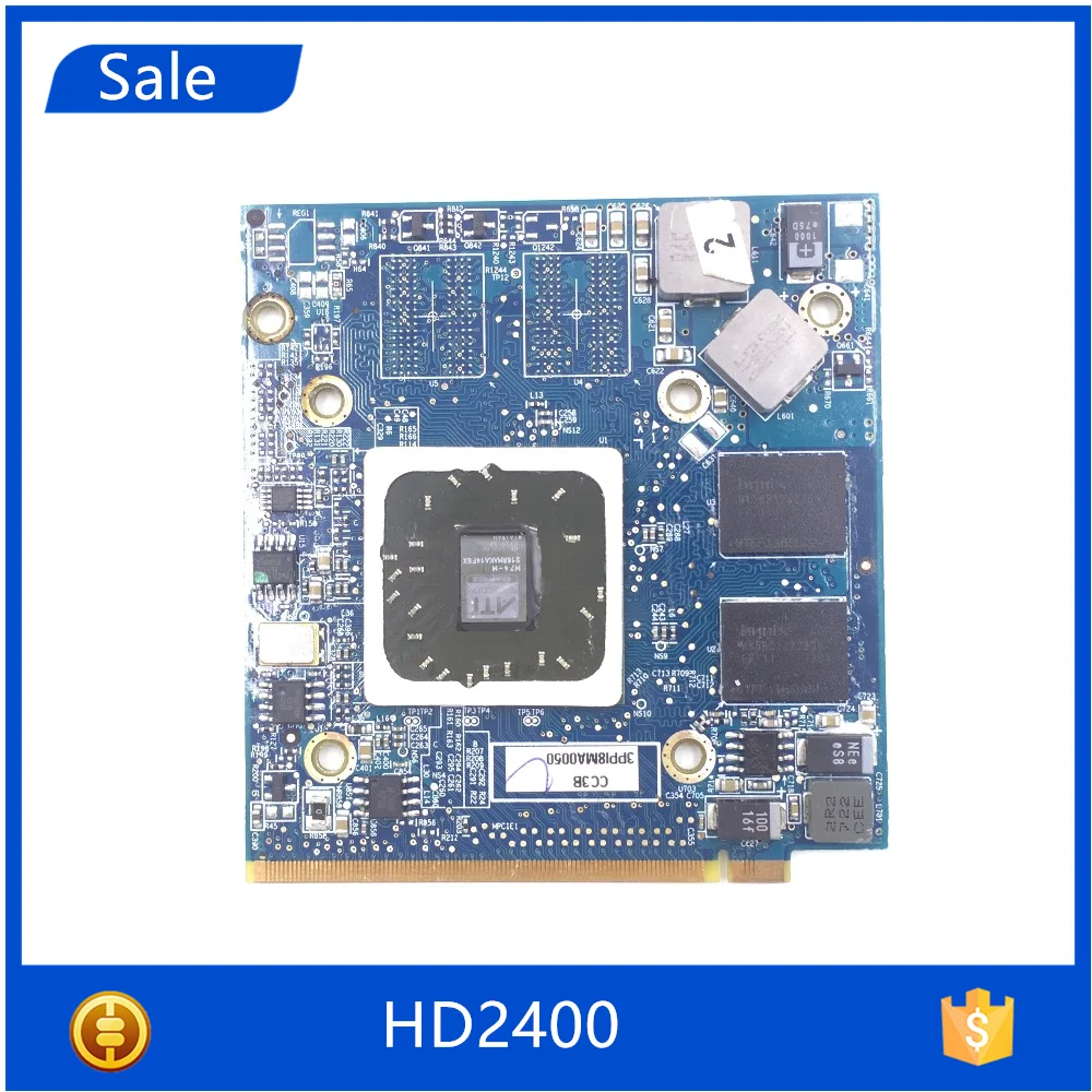 

KEFU HD2400 109-B22531-10 109 B22531 10 HD 2400XT 2400 HD2400XT 128M 128MB Graphics VGA Video Card Board for Imac A1224 1224