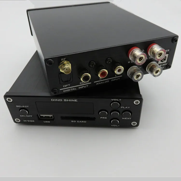 KYYSLB DC12 ~ 32 В M-98E 160 Вт * 2 TDA7498E 4,0 Bluetooth усилитель Настольный HIFI напольный динамик 2 канала цифровой усилитель с SD USB