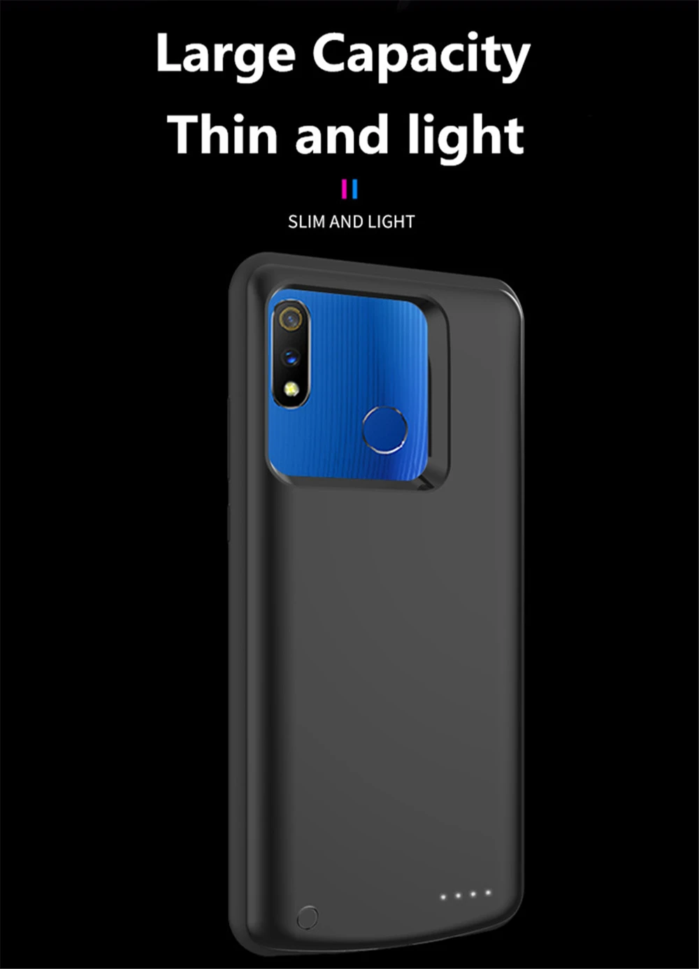 Чехол для зарядного устройства для OPPO Realme X Lite power чехол 6500 мАч power Bank чехол для зарядки чехол для внешнего аккумулятора