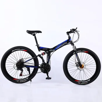 

2020 New Folding Mountain Bike 26 Inch 21 Speed 24 Speed 27 Speed Fashion Mountain Bike Bicycle Off-road Vehicle Gift Bike
