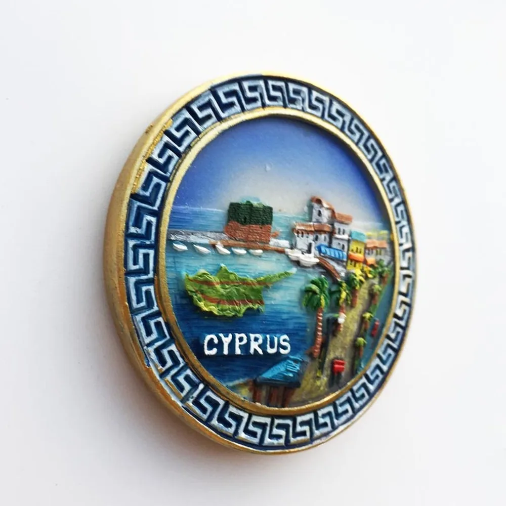 BABELEMI Cyprus стикер на холодильник s Смола Туризм Сувенир магниты на холодильник доска для сообщений наклейка магнитная наклейка на холодильник подарок