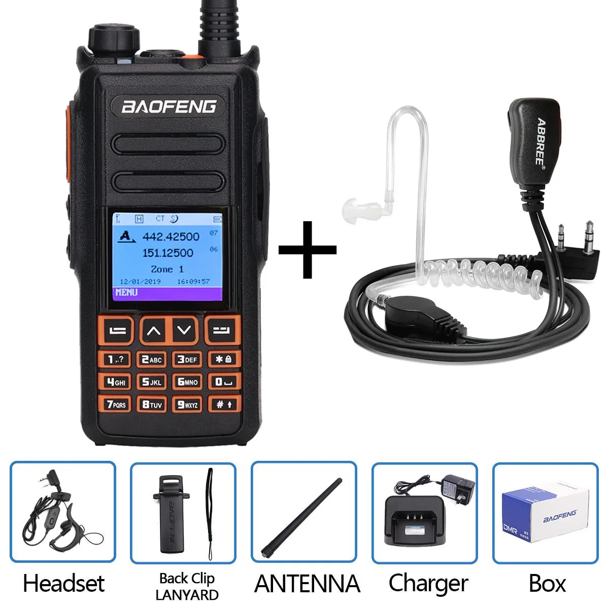 BaoFeng DM-X DMR цифровая рация vhf uhf Двухдиапазонная 136-174 и 400 - 470 МГц Любительская