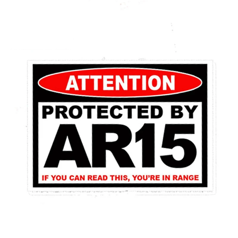 Автостайлинг защищенный AR15 AR 15 Предупреждение ждающая наклейка автомат