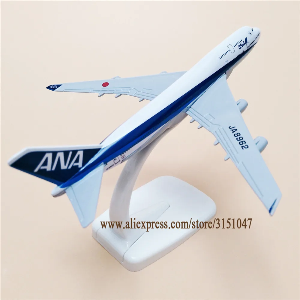 Сплав металла Япония Air ANA B747 авиакомпания модель самолета Ана Боинг 747 Airways модель самолета Стенд самолет детские подарки 16 см