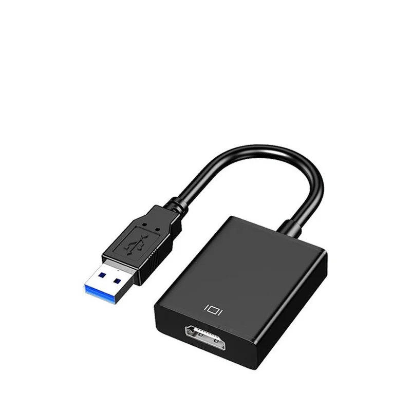 1080P HD видео аудио преобразователь USB 3 0 в HDMI-совместимый адаптер для Windows XP/10/8.1/8/7 |