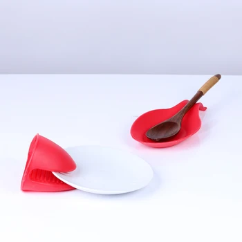 

1Pc Heat Resistant Gloves For BBQ Gloves Anti-slip Pot Oven Mitts Kitchen Gadgets Multifunction Kitchen Silicone Oven Gloves