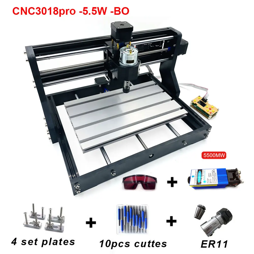 

CNC3018pro Laser Engraver 5500mw with Offline Controler GRBL ER11 PCB Router Machine Mini Laser Engraving Machine Woodworking