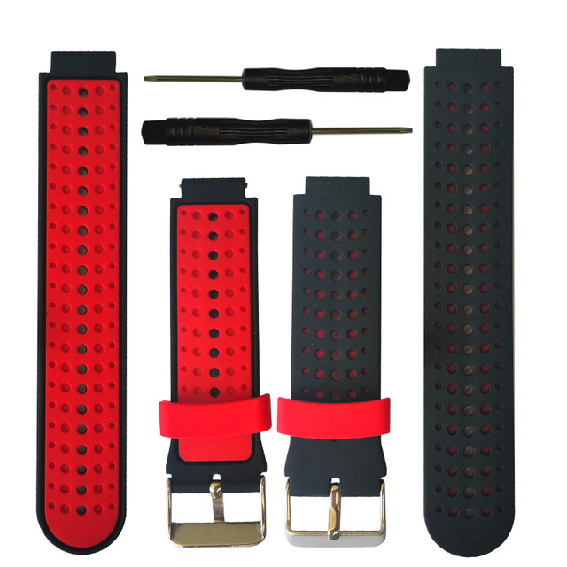 Bands For Garmin Forerunner 220 Watch Band Silicone Bracelet For Forerunner 230/620/630/735XT/235 Lite Replacement Strap