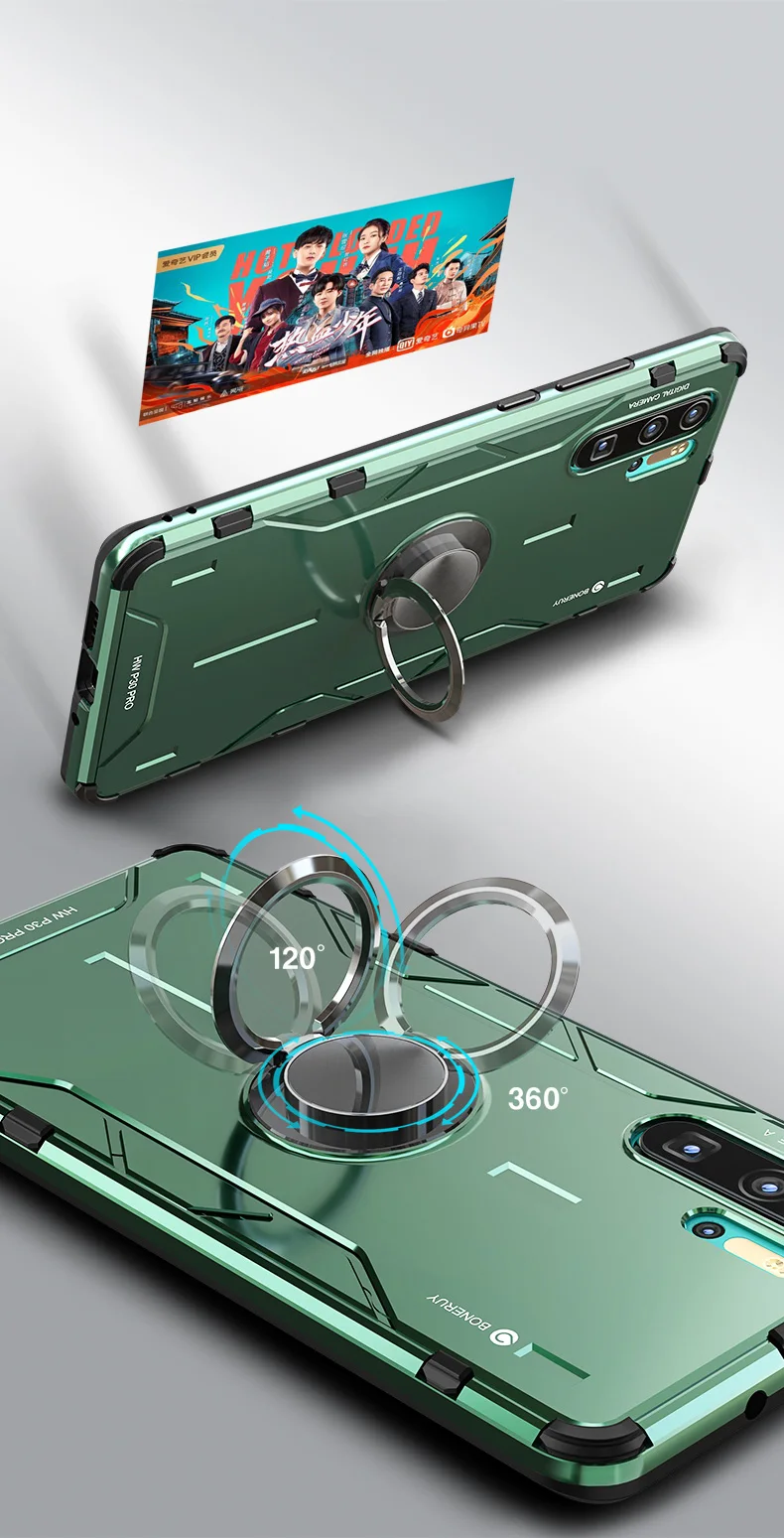 OceSap для huawei mate 30 P30 Pro Чехол Автомобильный Держатель Кольцо Алюминиевый сплав металлическая задняя крышка для huawei P30Pro mate 20 mate 30 Pro Чехол