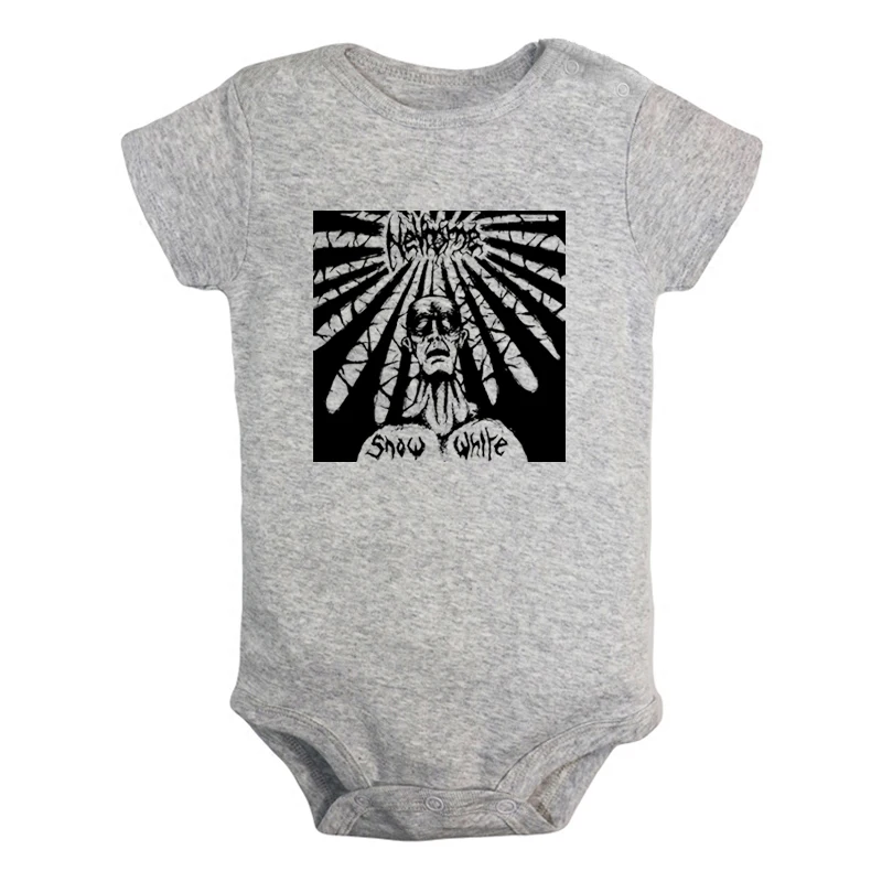 

Forest of Imagination Halloween Ghost Grim Reaper Death Newborn Baby Girl Boys Clothes Short Sleeve Romper Outfits 100% Cotton