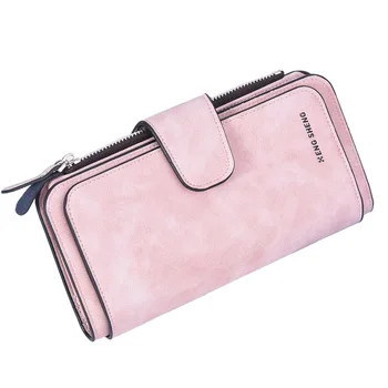 

Women PU Leather Wallets Brand Designer Zipper Long Scrub Wallet Female Card Holder Lady Coin Purse Money Bag Carteira Feminina