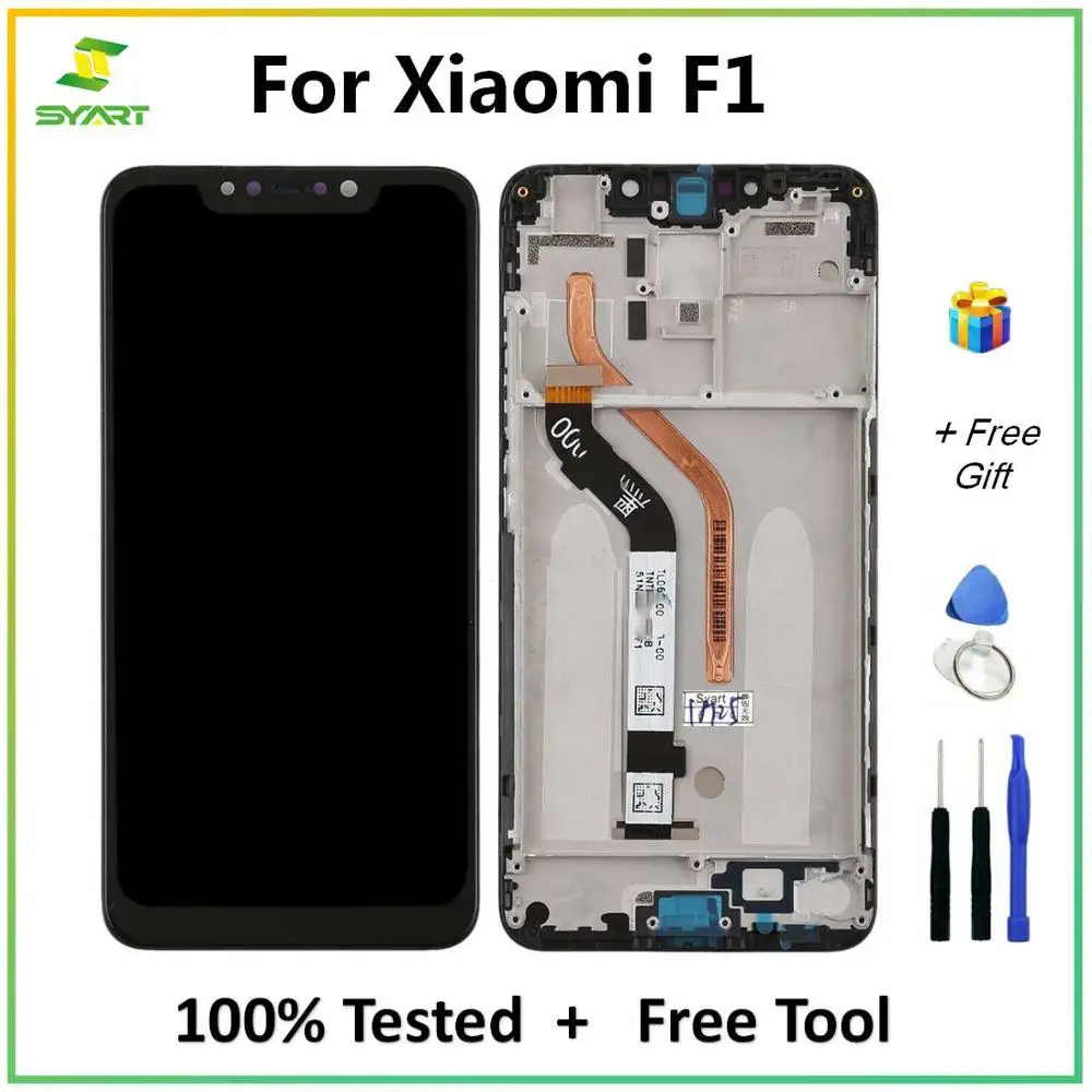 Для Xiaomi F1 Pocophone Mi F 1 ЖК-экран дисплей с сенсорным экраном дигитайзер сборка 6 18