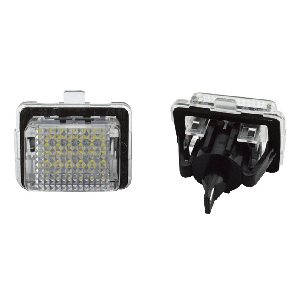 2 шт. SMD светильник для номерного знака, комплект для Mercedes W204 W212 C207 C216 W221, автомобильные фары для номерного знака, внешние аксессуары