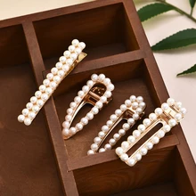 Новая модная женская жемчужная заколка для волос палочка, Шпилька для волос аксессуары для волос для женщин девочек Прямая украшения для волос