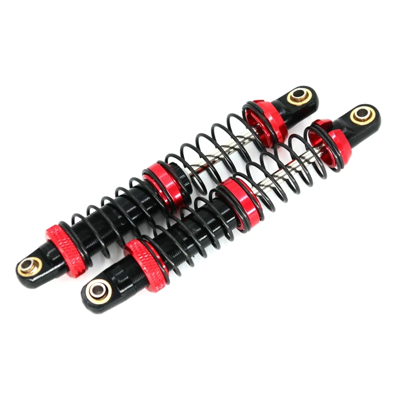 

1Pair Adjustable Metal Shock Absorber 90Mm Damper for 1/10 RC Car Parts Truck Crawler Axial SCX10 TRX4 D90