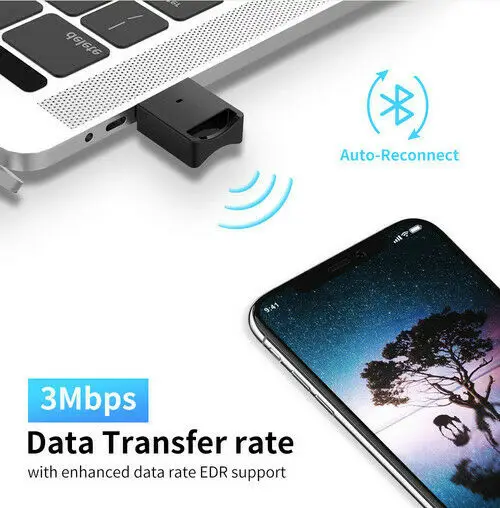 USB беспроводной Bluetooth 4,0 адаптер Музыка Аудио стерео адаптеры приемника для наушников смартфон