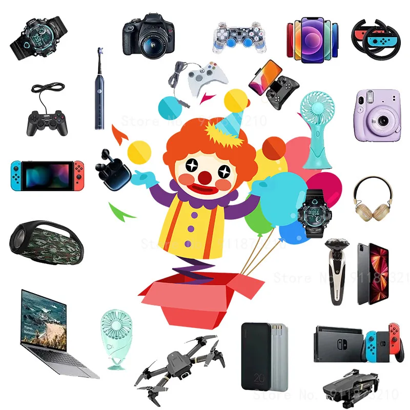 Most Popular Lucky Mystery Box 100% Surprise High-quality Gift Electronics Gamepads Digital Cameras Novelty Christmas | Дом и сад