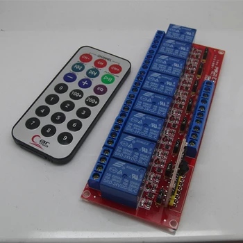 

12V 8 CH Channel Relay Module Bidirectional Infrared Remote Control