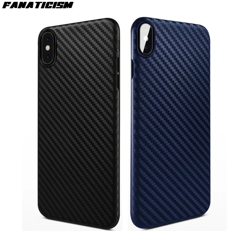 New 6.7inch S20 Smart Mobile CellPhone Handset ?500pcs Light PP Carbon Fiber Grain Protective Cover For IPhone XR iphone Xs Max IPhoneX Xs Case Ultra-thin Frosted Phone Cases