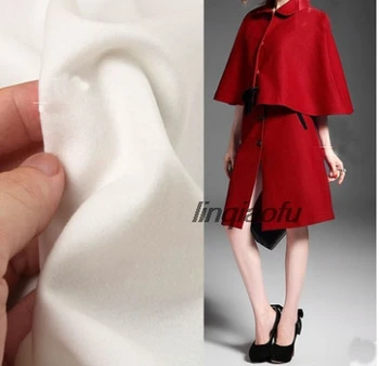 

Thin double-faced woolen cloth windbreaker suit jacket cashmere coat creative fabric