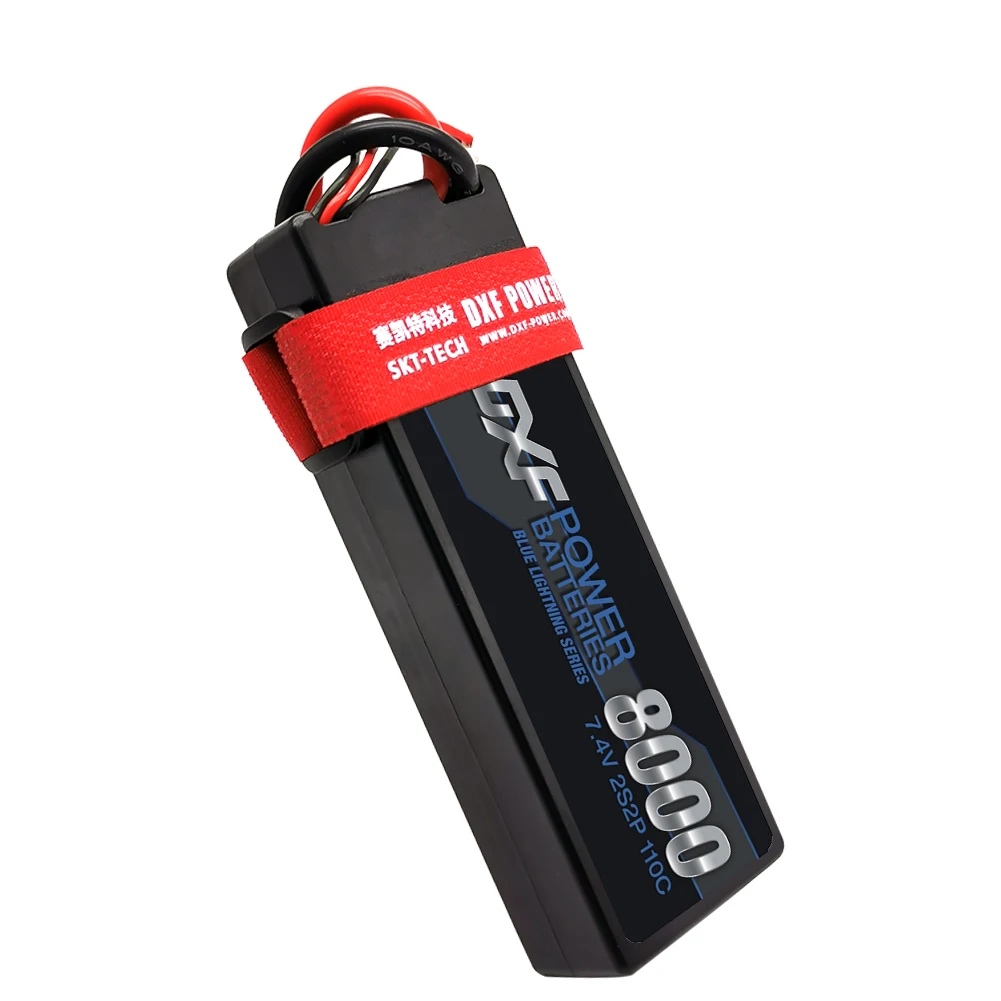 2 шт. DXF 2S 7,4 V 8000mAh 110C-220C аккумулятор жесткий чехол Deans/T XT60 XT90 XT90S TRXX для автомобиля вертолета квадрокоптера грузовика лодки