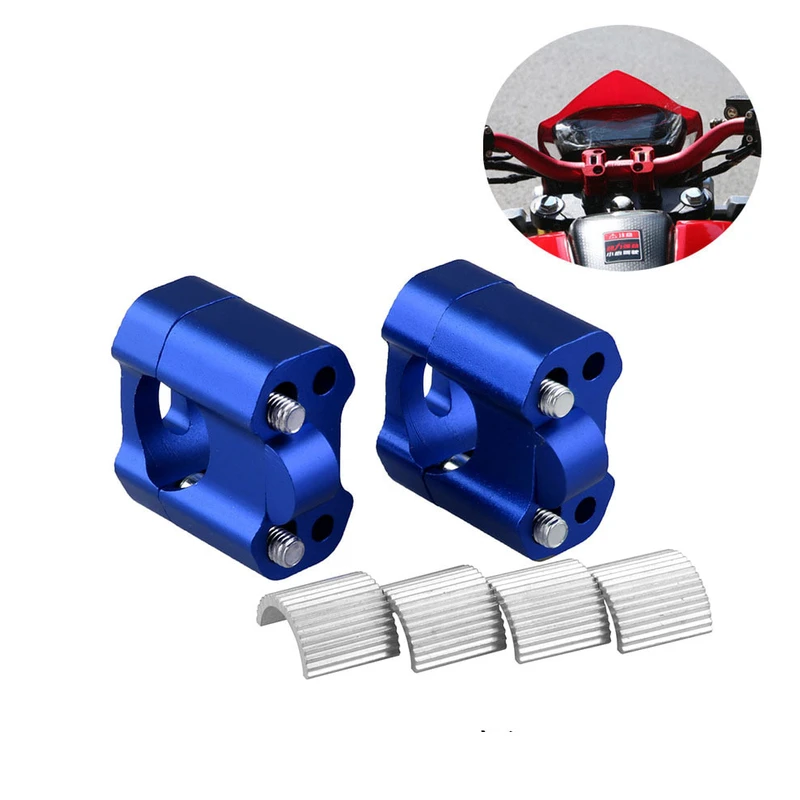 1 пара 7/8 ''28 мм Руль Ручка Бар крепежные хомуты стояк для Универсальные мотоциклы
