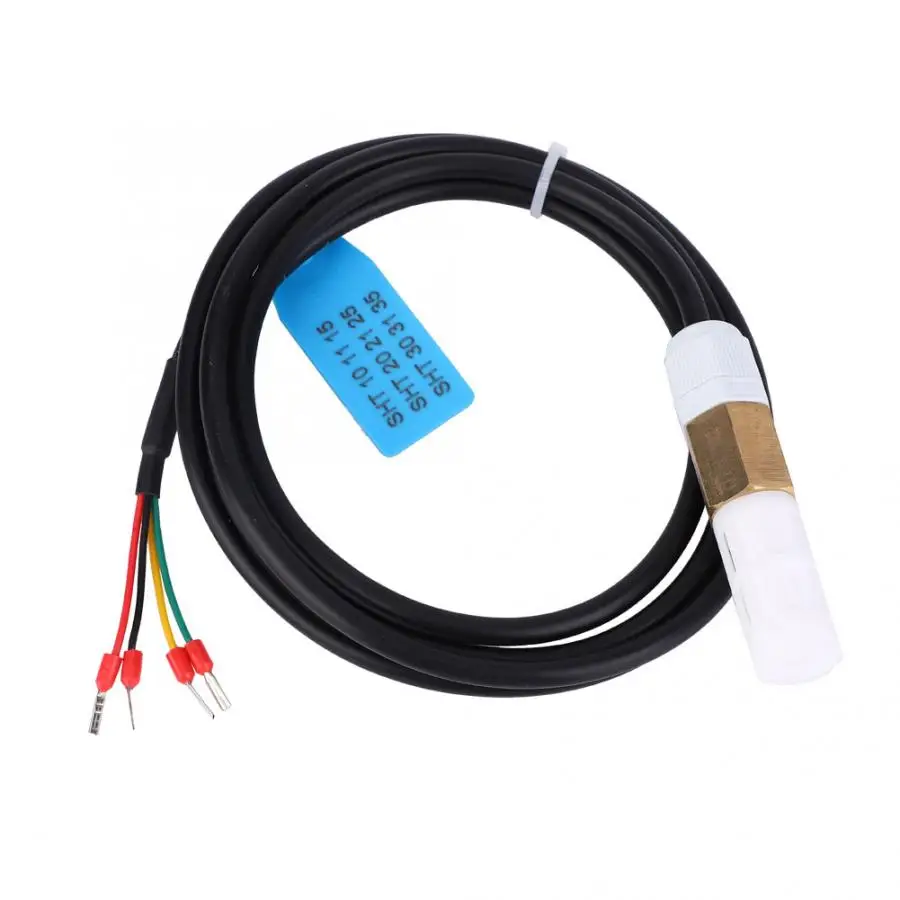 1 pcs Soil Temperature Humidity Sensor Copper Plastic Housing High Accuracy Low Consumption | Инструменты