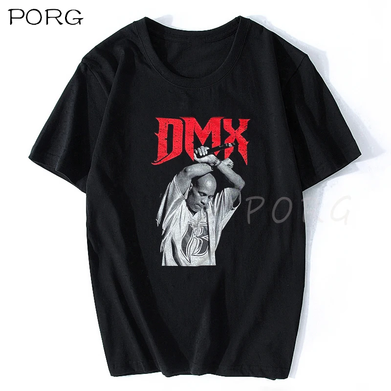 Футболки DMX для мужчин хлопковые футболки мужская футболка с коротким рукавом в