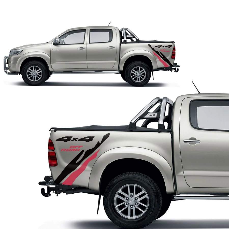 2 шт. mudsling Стайлинг 4x4 внедорожник графические виниловые аксессуары подходят для