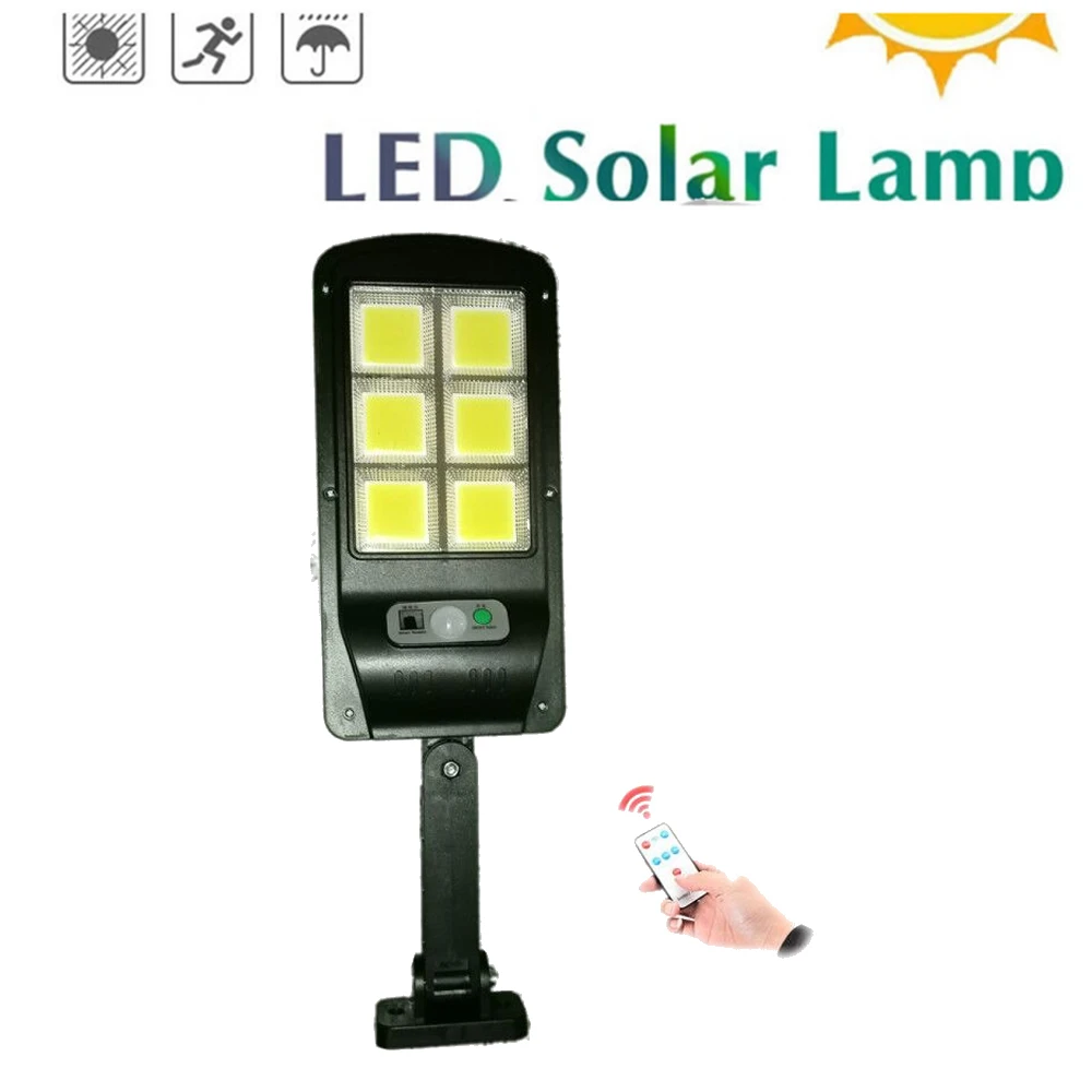 

solar light lamp floodlight reflector Power Street PIR Motion Sensor Garden Security Outdoor Street IP65 Waterproof Wall remote