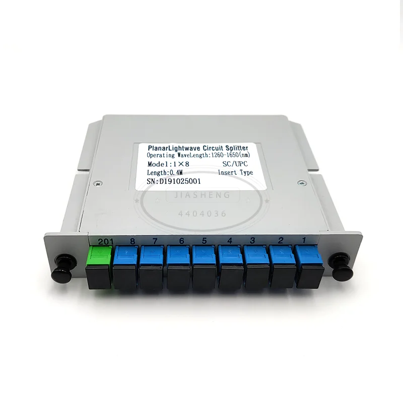 Сплиттер Волоконно оптический ящик FTTH PLC сплиттер коробка с 1X8 плоского типа