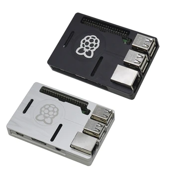 

3 in 1 for Raspberry Pi 3 Model B+(Plus) + Cnc Aluminum Case with 5V 2.5A Power Adapter Kits Us Plug