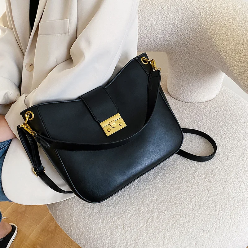 

2019 Autumn & Winter New Style Versitile Fashion Bag France Non-mainstream Large-Volume WOMEN'S Bag High Grade Sense Elegant Sho