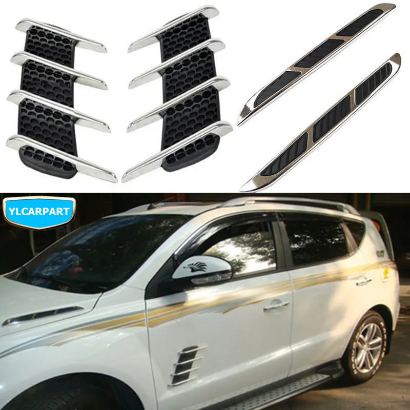 Для Geely Atlas, Boyue, NL3, SUV, Proton X70, Emgrand X7 Sports, FC SUV, Vision X6, NL4, EX7, Car shark gills автомобильные наклейки, боковые вентиляционные отверстия