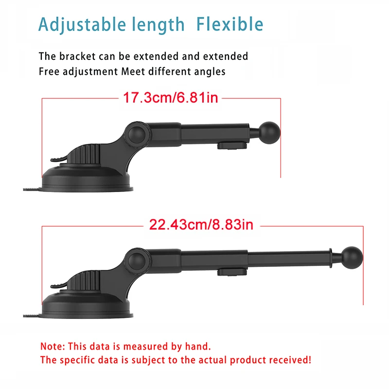 Car Smartphone Holder Automatic Clamping Cell Phone Holder No Magnetic 360 Degree Rotation Mobile Clip Stand for 4.5-7Inch Phone