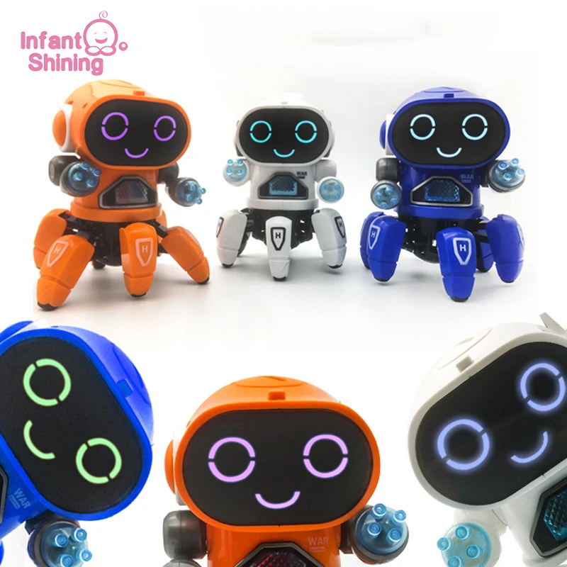 Infant Shining Dance Robot Toy Flash 