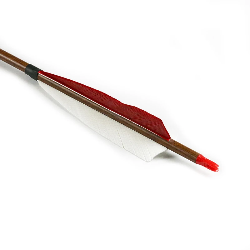 24 шт. 5 ''Fletching индейки перо стрелы лопатки для традиционного соединения арбалет охота стрельба